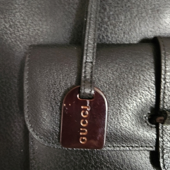 Gucci Black Leather Shoulder Bag - Picture 4 of 15